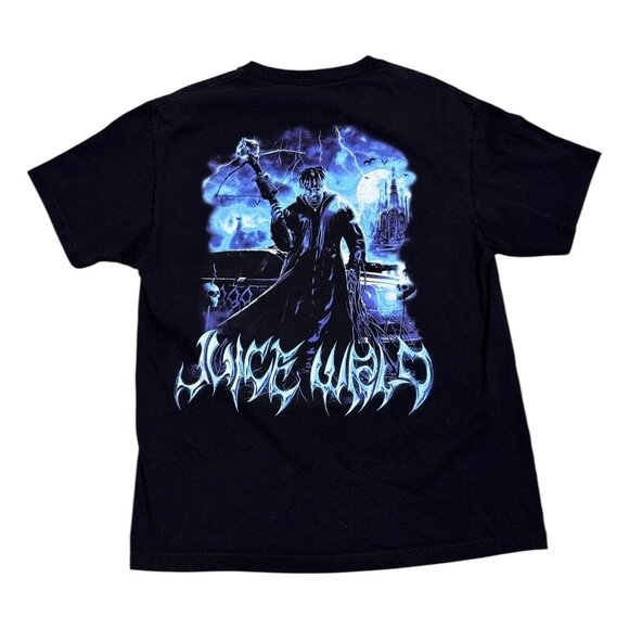 JUICE WRLD Fighting Demons 999 Club Rap Music Band T Shirt Mens Large - Picture 1 of 5
